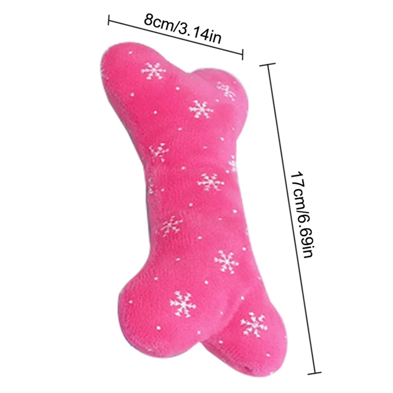 Soft Bone Dog Toy Funny Interactive Plush Puppy Squeaky Pillow Cozy Toys For Small Dogs Pets Shop Supplies | Дом и сад