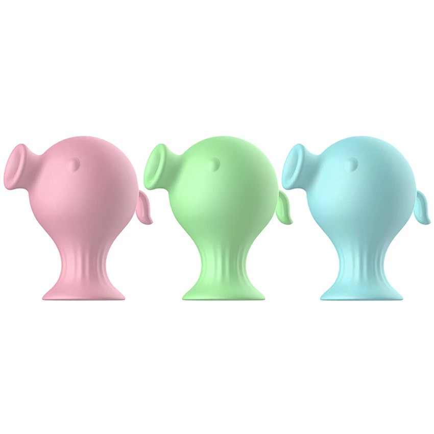 7 частотный мини вибратор на присоске для сосков зарядка через USB лижущий язык