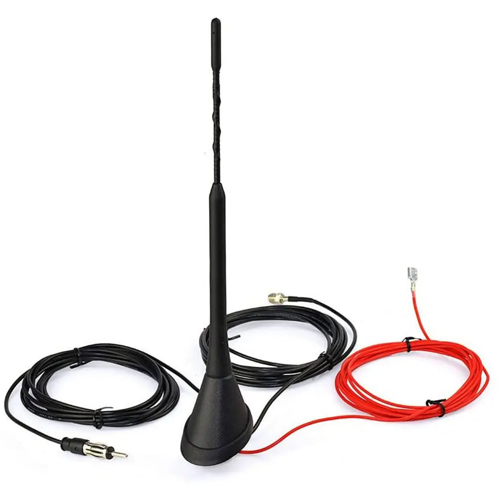 

Universal Roof Mount AM FM Radio Antenna Aerial Base Kit Active Amplified DAB+FM Radio Car Aerial Antenna Mast Car Accessories