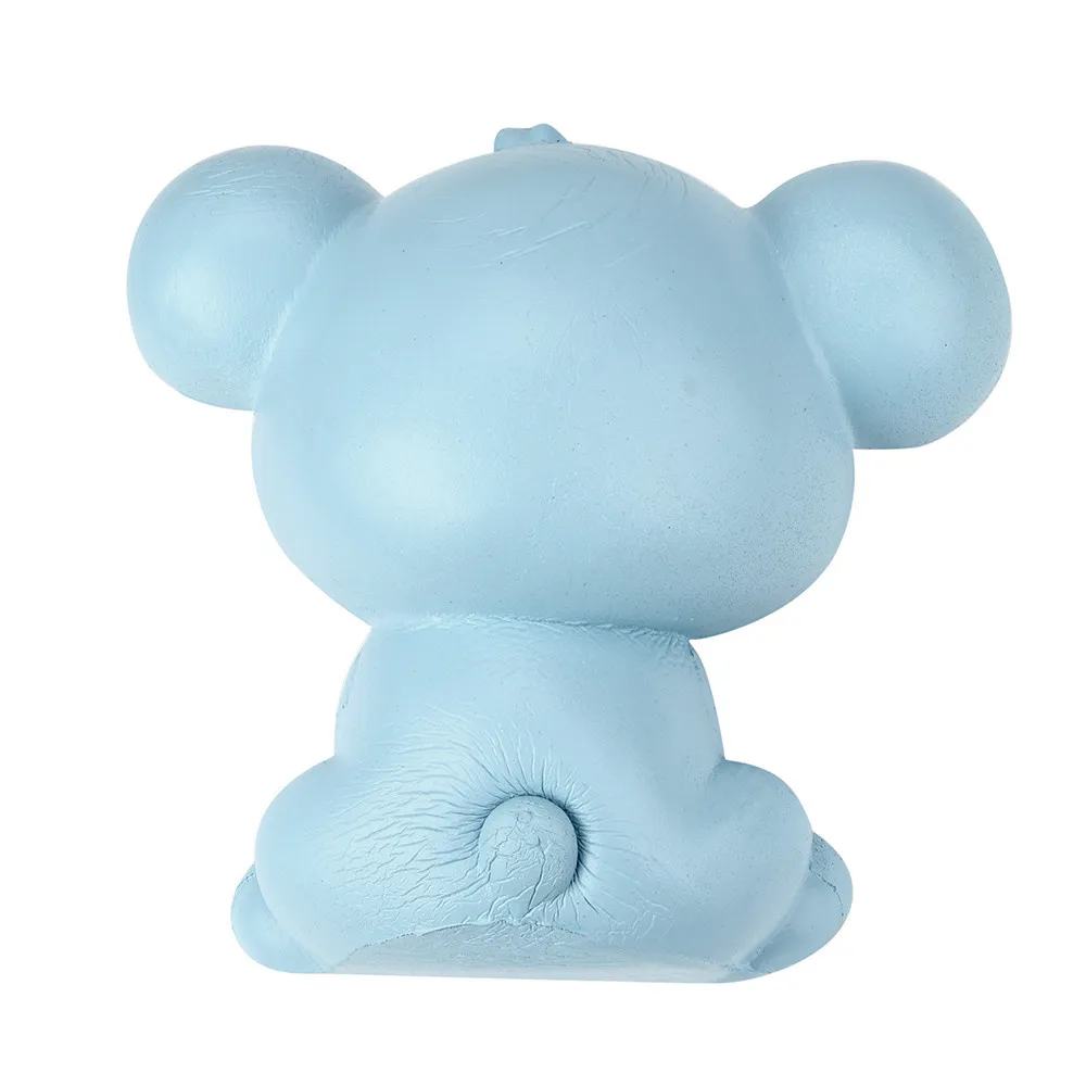 Figura de Koala perfumada a presi&oacute;n para ni&ntilde;o, juguete de alivio de presi&oacute;n, correa de elevaci&oacute;n lenta para chico juguete para regalo, azul, 12cm-5