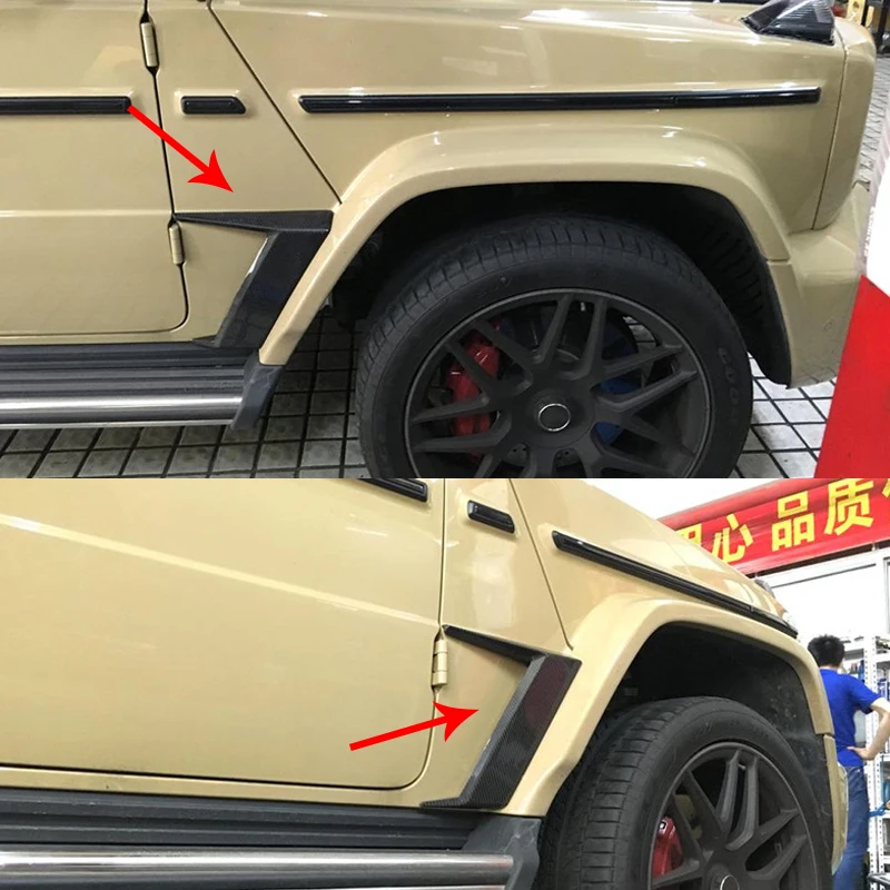 1 пара накладки на вентиляционные отверстия из углеродного волокна для Mercedes-Benz