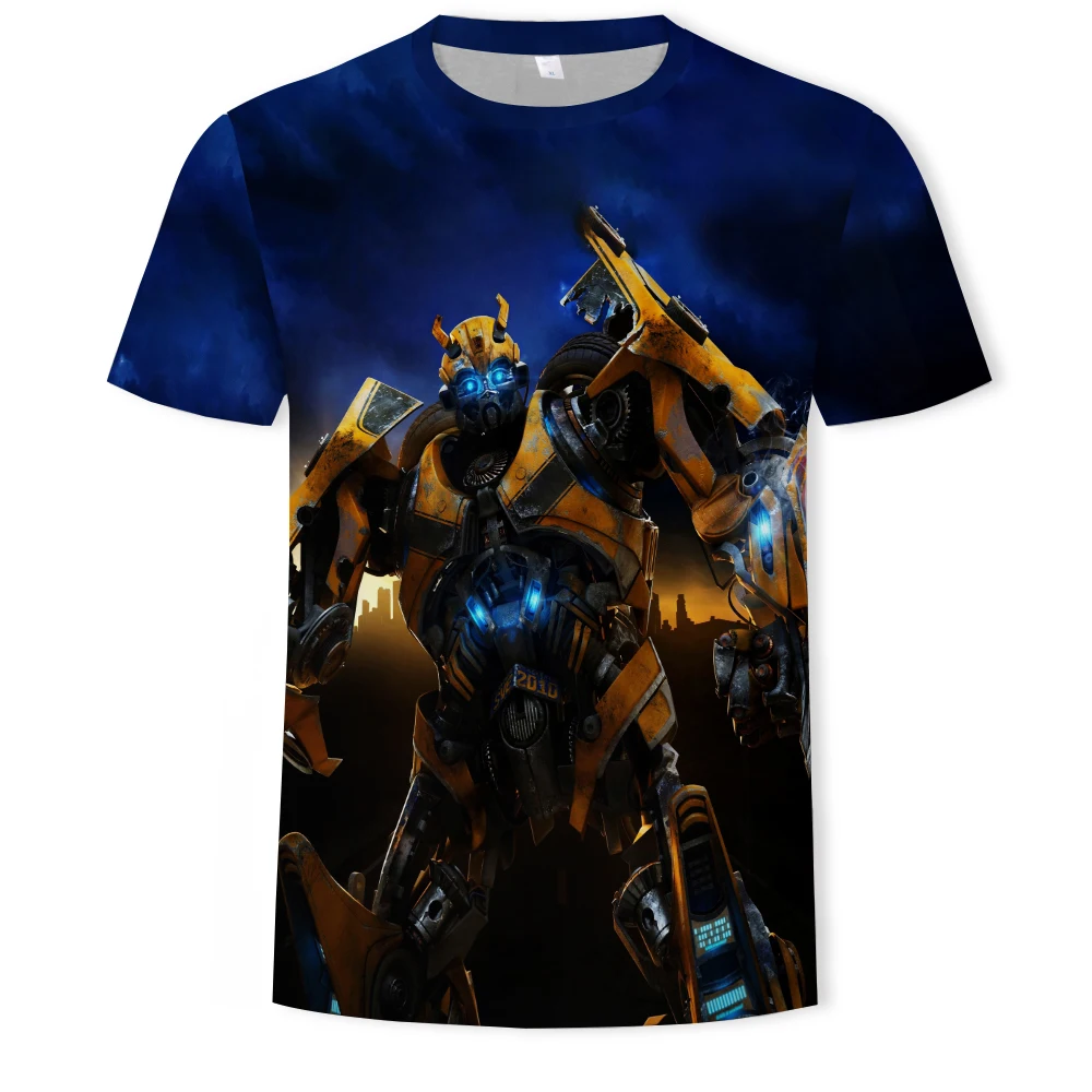 Горячая пленка трансформаторы персонажа печатных Мужская 3D футболка одежда