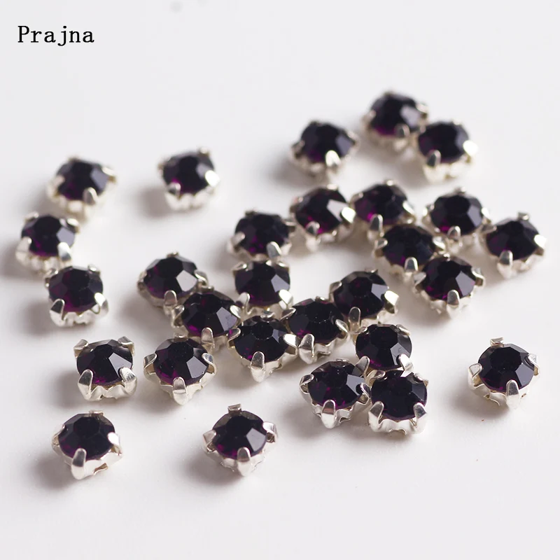 Праджня темно Цвет Стразы пришиты стразы для одежды свадебное платье наклейки со