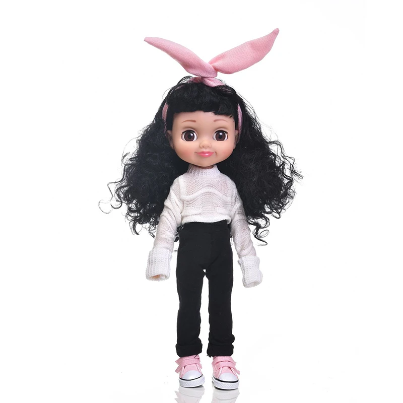 Кукла для девочек полный комплект одежды с куклы игрушки DIY кудрями