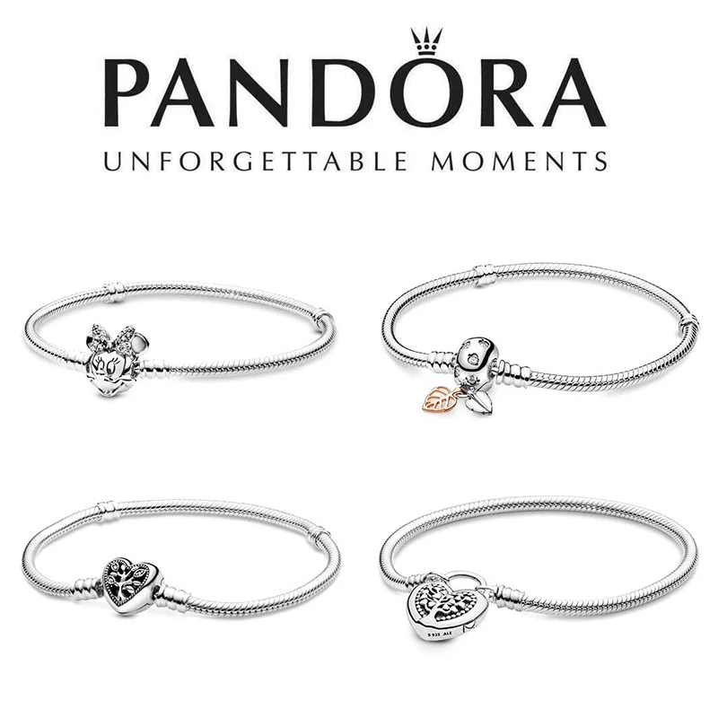 

Brand New Genuine New PANDORA Silvery Promise Mickey Mother's Day With Gift Box