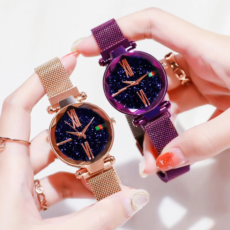 Fashion Starry Sky Watches For Women Luxury Quartz Watches Dropshipping Gifts Luxo Relogio Feminino Zegarek Damski Reloj Mujer