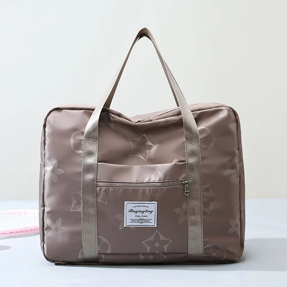 

Printed Travel Bag Women's Lightweight Travel Short-Distance Storage Boarding Luggage Bag Large Capacity Fitness Sports Bag