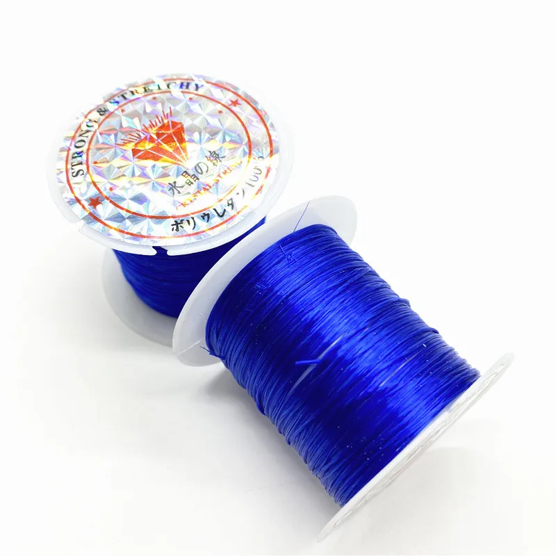 Леска эластичная с кристаллами для украшений шнур проволока браслетов