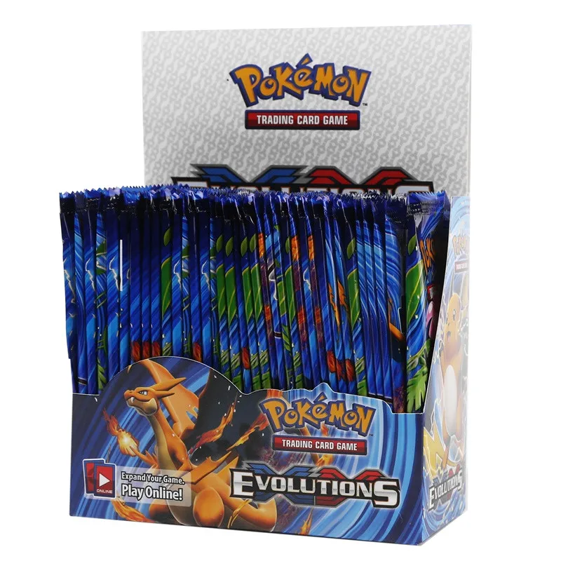 324 unids/caja de Pokemon sol y luna c&oacute;smica Eclipse Crlmson invasi&oacute;n Pok&eacute;mon ingl&eacute;s franc&eacute;s de caja comercial brillante tarjeta de juego Juguetes-2