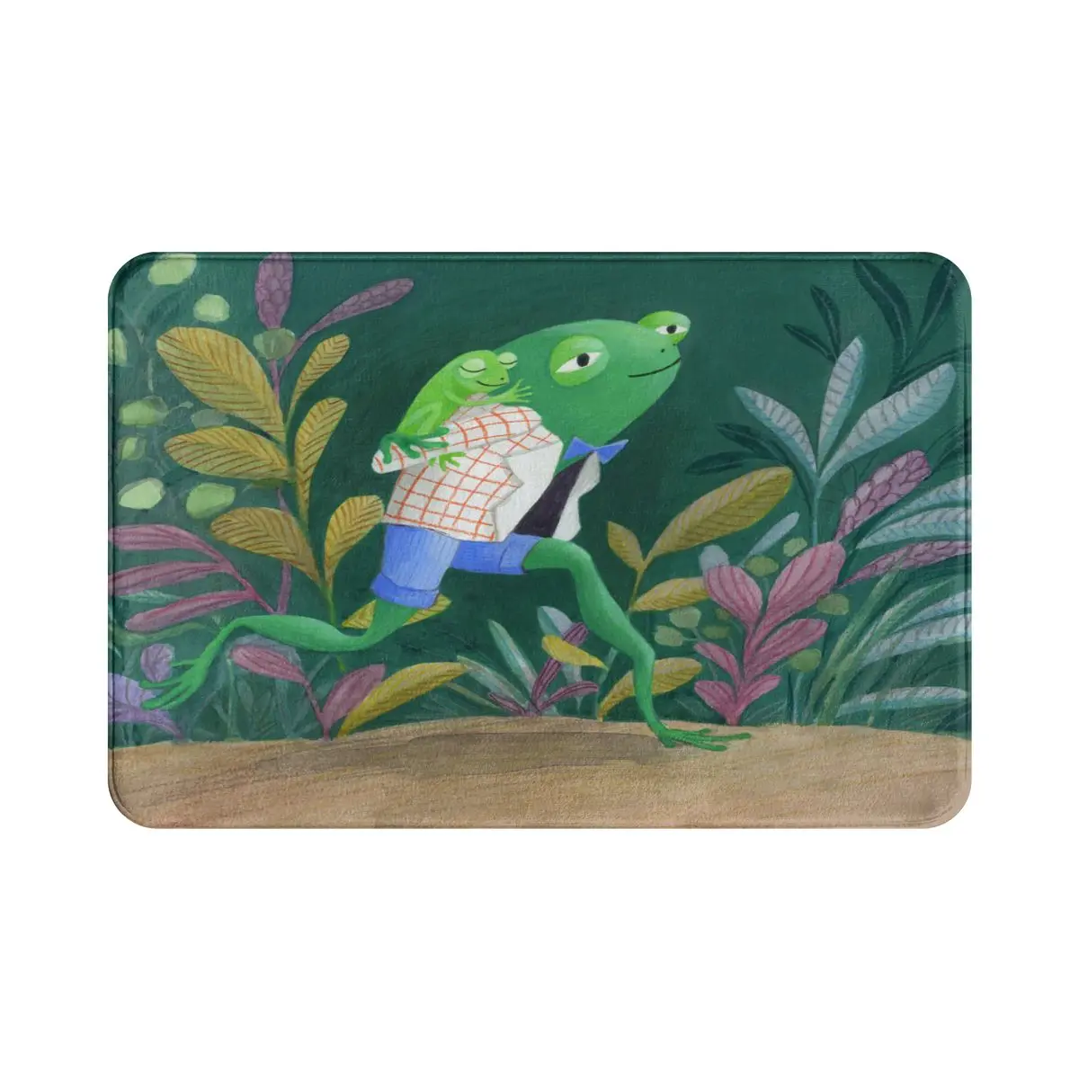 Дерево лягушка милый дизайн 3738 коврик для ванной ковер входной двери уличный