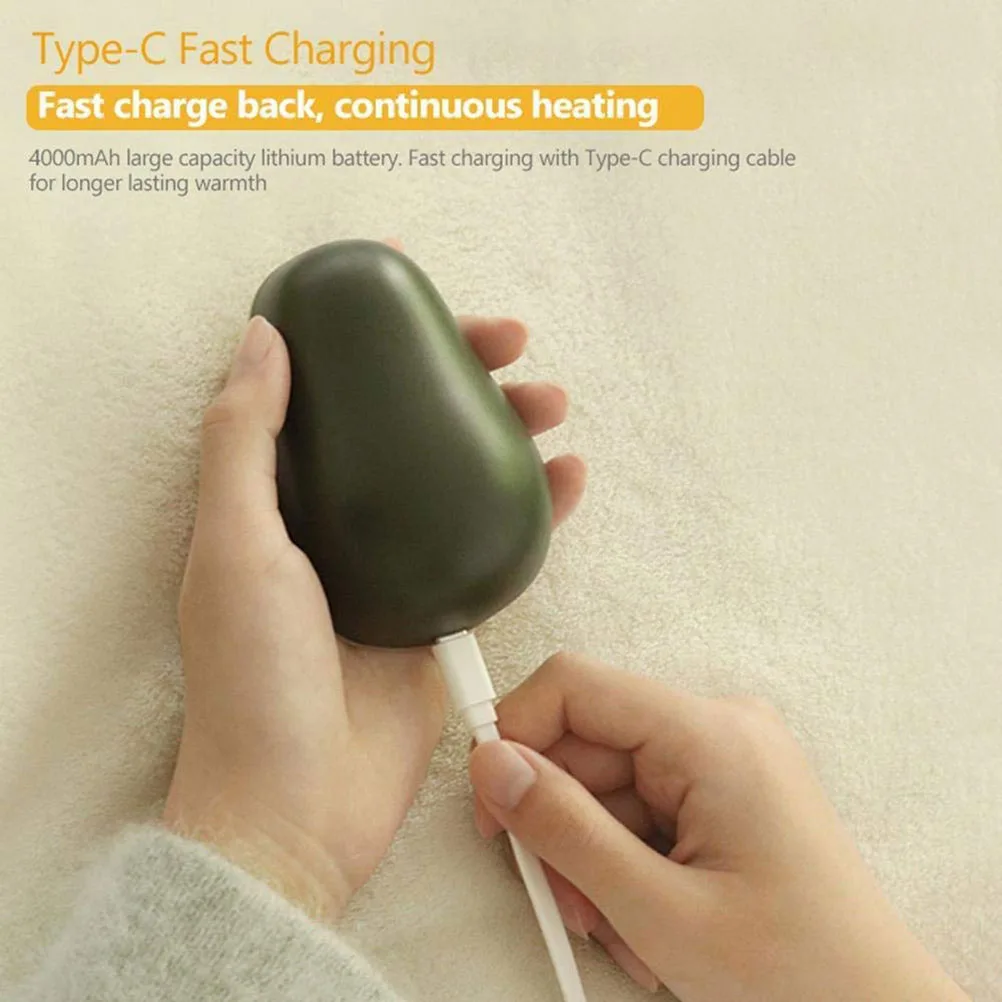 Портативный ручной подогреватель 4000 мАч перезаряжаемый через USB|Грелки для рук| |