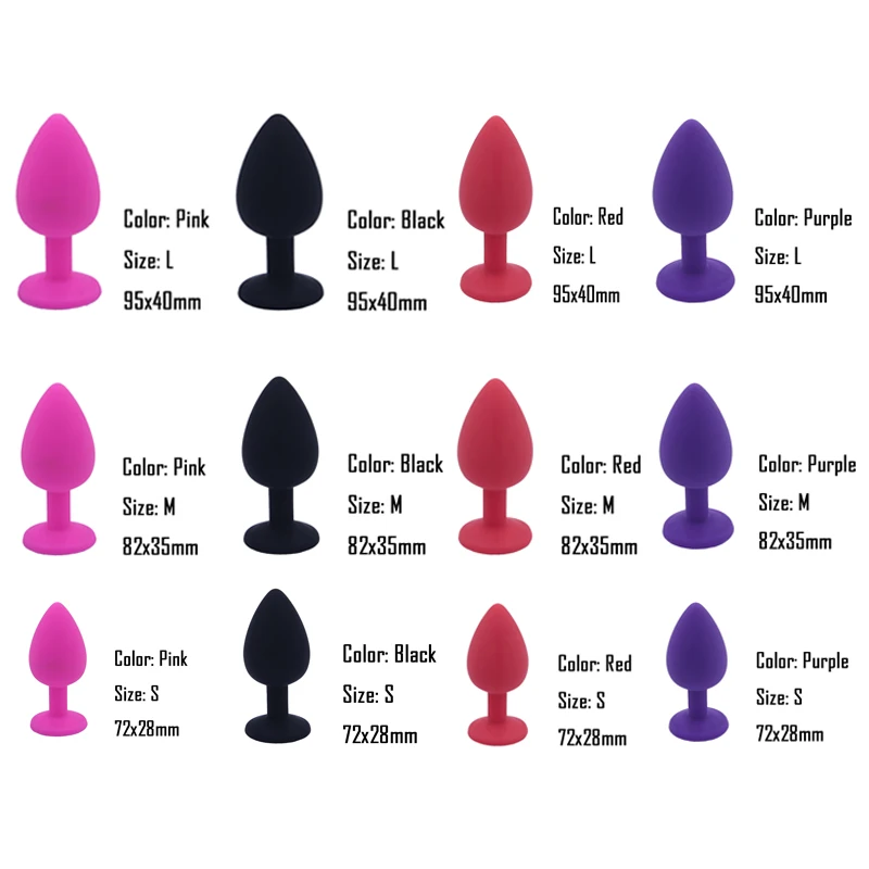 Силиконовая Анальная пробка анальная унисекс покрытая бижутерией для секса