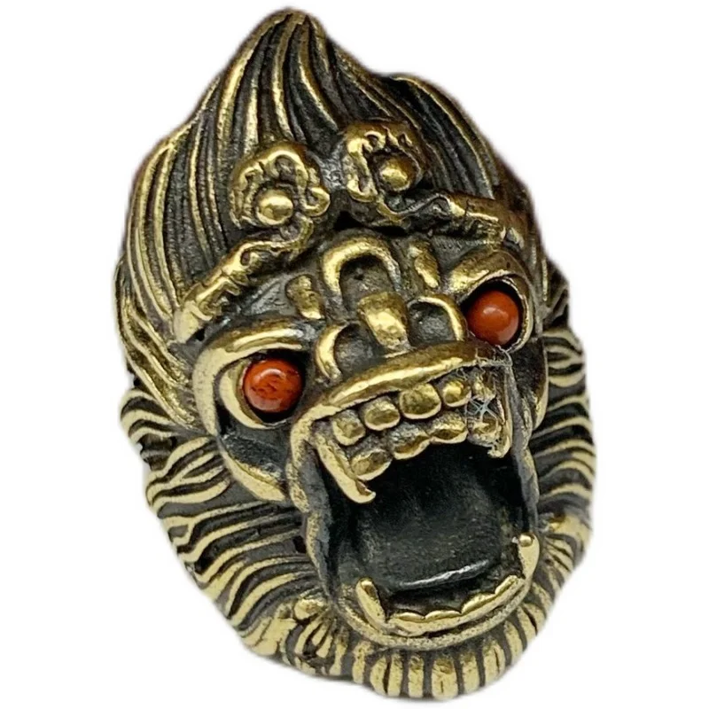 Бусины из чистой меди для повседневного использования латунные бусины в стиле