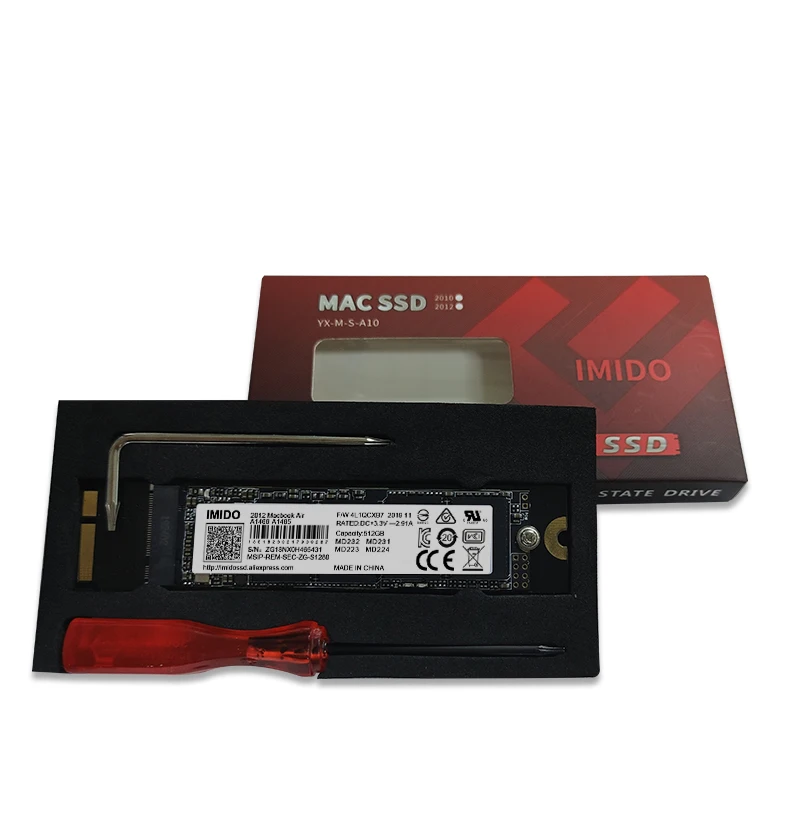 Твердотельный накопитель Macbook Air A1465 A1466 Md231 Md232 Md223 Md224 256 ГБ SSD|Внутренние