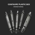 6 шт. экстрактор поврежденных винтов, скоростное сверло, инструмент, двухстороннее, прочное, удаление сломанных болтов, винты, высокопрочные аксессуары