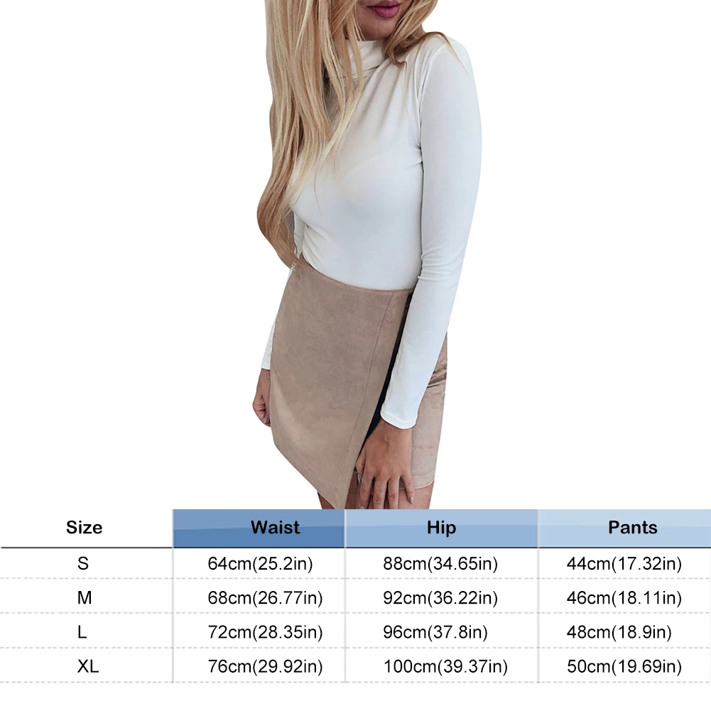 

Sexy Irregular Hip-wrapped Skirt Fashion Office Ladies Short Bodycon Mini High Waist Pencil Skirt Vintage Women Solid Clothes