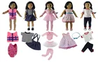 5 новых комплектов одежды для кукол разных стилей для американской куклы 18 дюймов