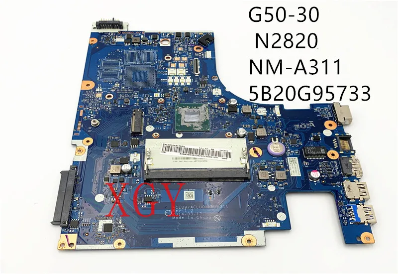 FOR Lenovo G50-30 Notebook motherboard N2820 SR1SG NM-A311 5B20G95733 100% test OK