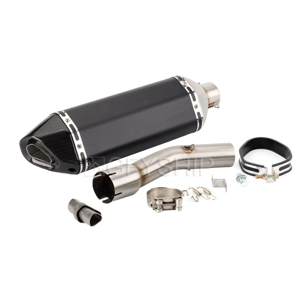 1 FZ 1 мотоцикл для Yamaha FZ1 FAZER FZ1 Escape Slip-on мотоцикл Akrapovic глушитель с соединительной трубой полная система - Цвет: 1