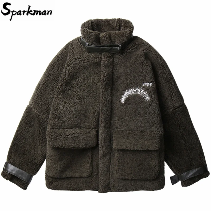 2019 куртка в стиле хип-хоп парка флисовая зимняя уличная одежда мужская ветровка