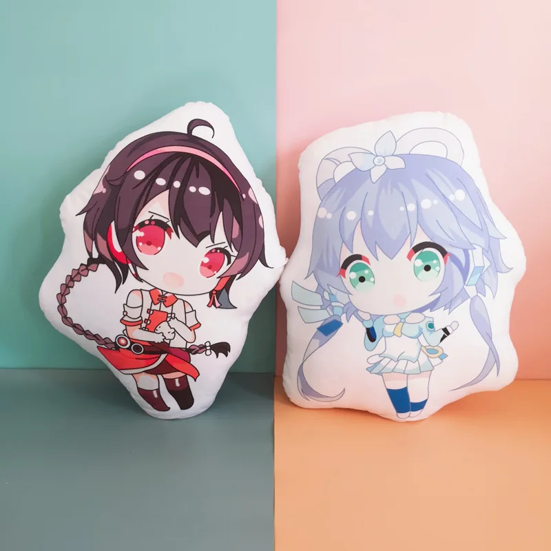 

Мультяшные игрушки, аниме, виртуальный певец, Luo Tianyi, плюшевая подушка Le Zheng Ling Jing, игрушка-подвеска со звуком, колокольчик