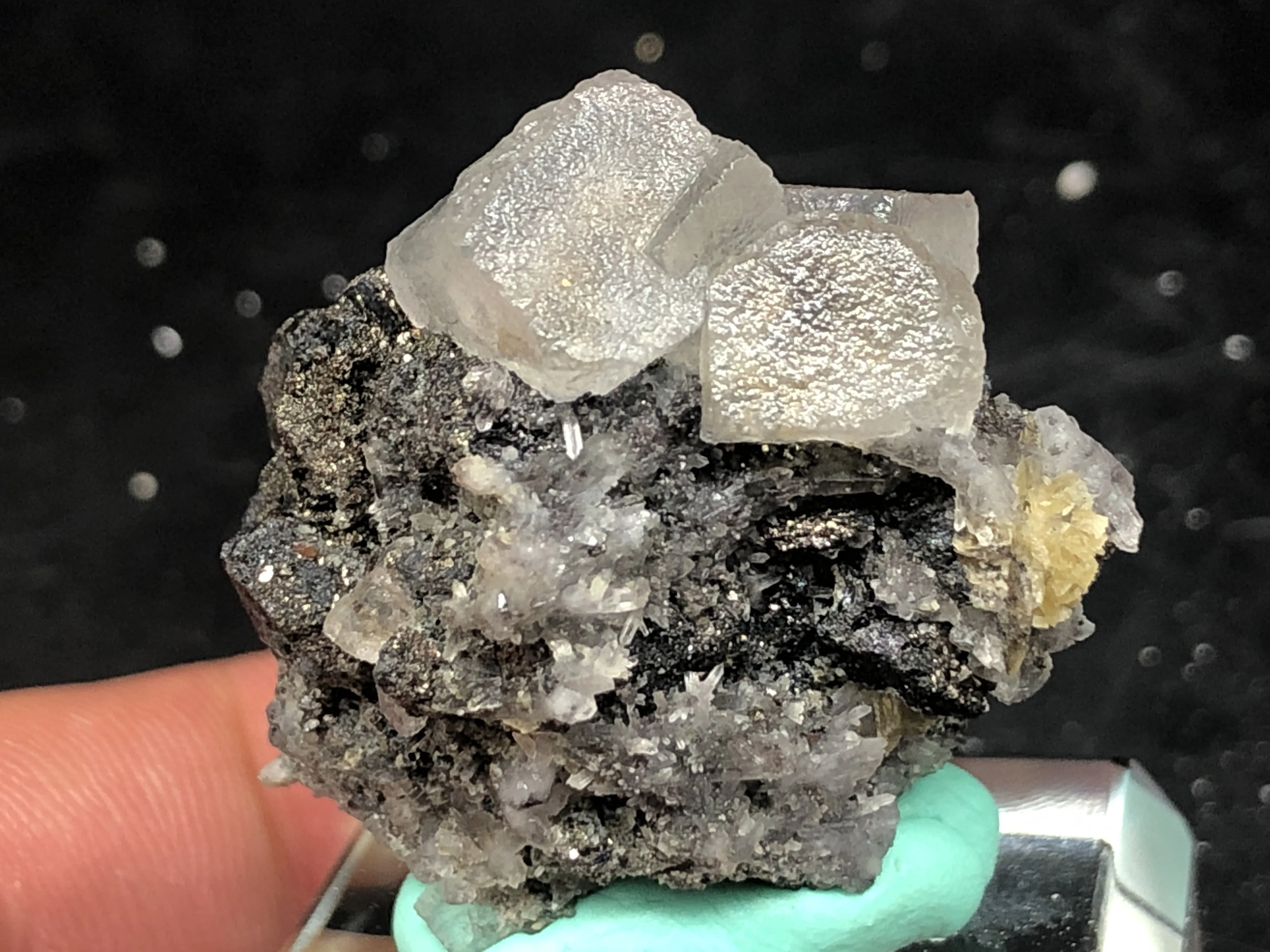 

26.5Natural crystal, blue green fluorite, crystal mineral, crystal specimen