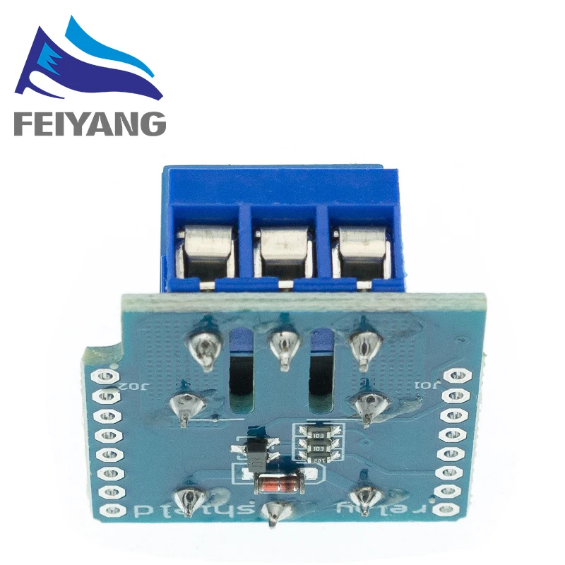 10 шт. одноканальный Релейный Щит Wemos D1 мини релейный модуль макетная плата ESP8266