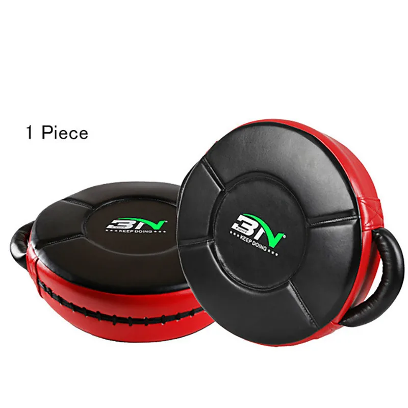 BN Micro PU Weighted Boxing Pads Round Shield Taekwondo MMA Muay Thai Sparring Training Martial Arts Punching Focus Target