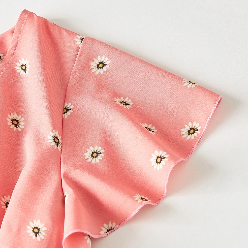 

PopReal Family Matching Outfits Mom And Daughter Dress Elegant Girl Mini Dress Mother And Daughter Outfits Print