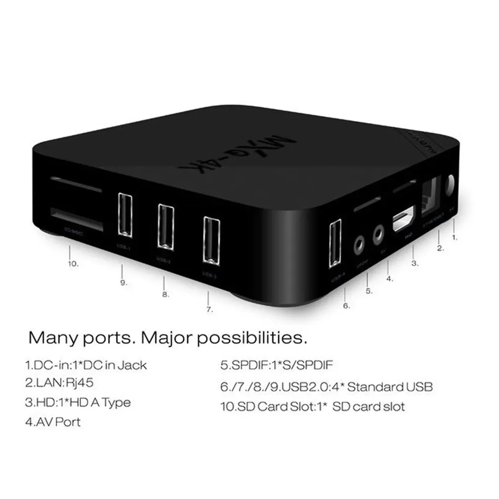 

2021 5G 4K Network Player Set-Top Box Home Wifi Remote Control Smart Media Player Android TV Box RK3229-5G Version