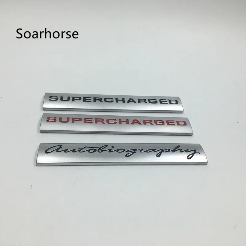 

Soarhorse для Land Rover Range Rover Спортивная автобиография суперзаряженная эмблема Matel задний хвост ворота багажник логотип 3d наклейка