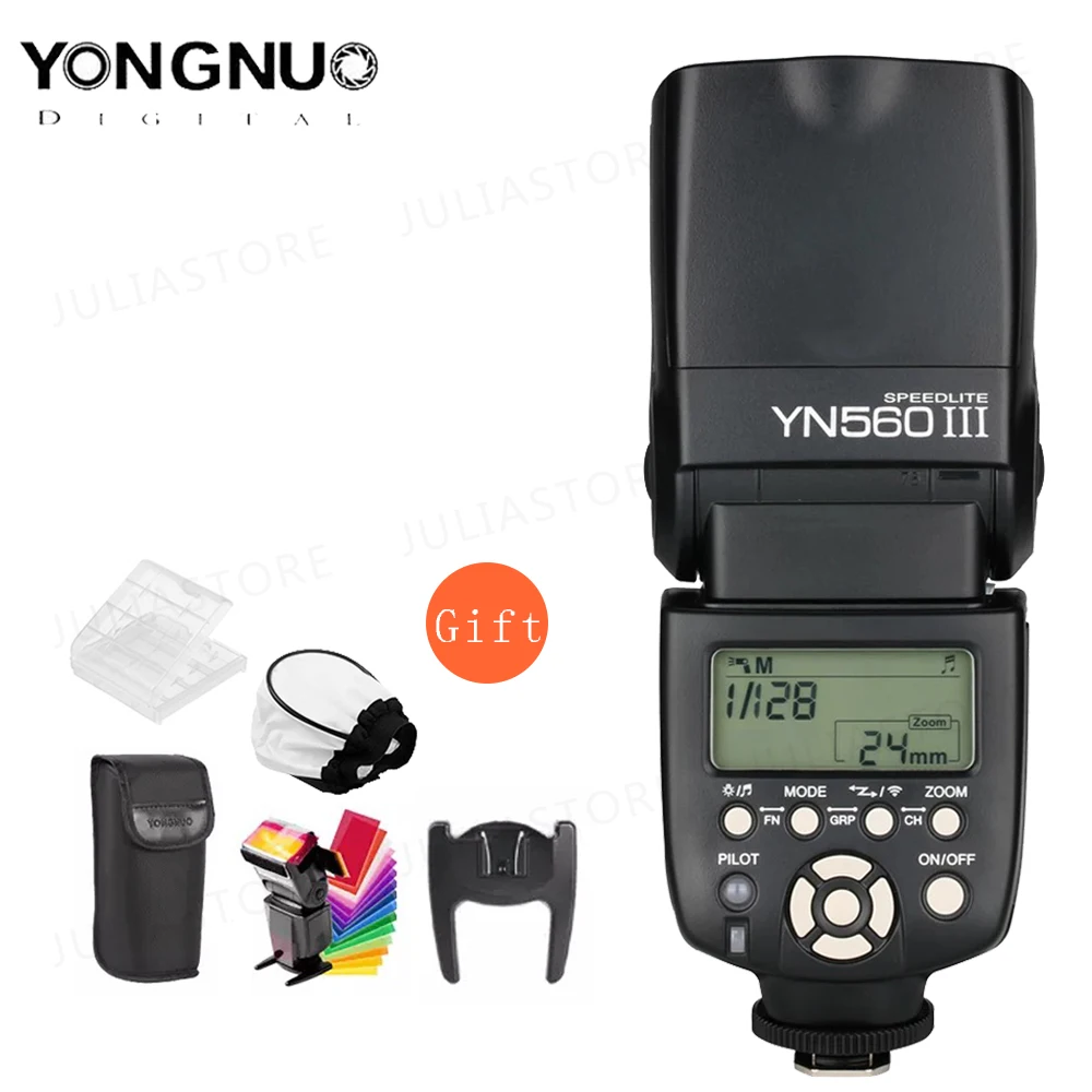 Универсальная Беспроводная вспышка Yongnuo YN560 III YN 560 YN560III для Canon Nikon Pentax Panasonic