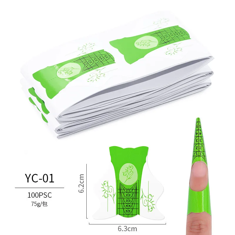 Инструменты для дизайна ногтей Форма наращивания полимерного гель лака форма