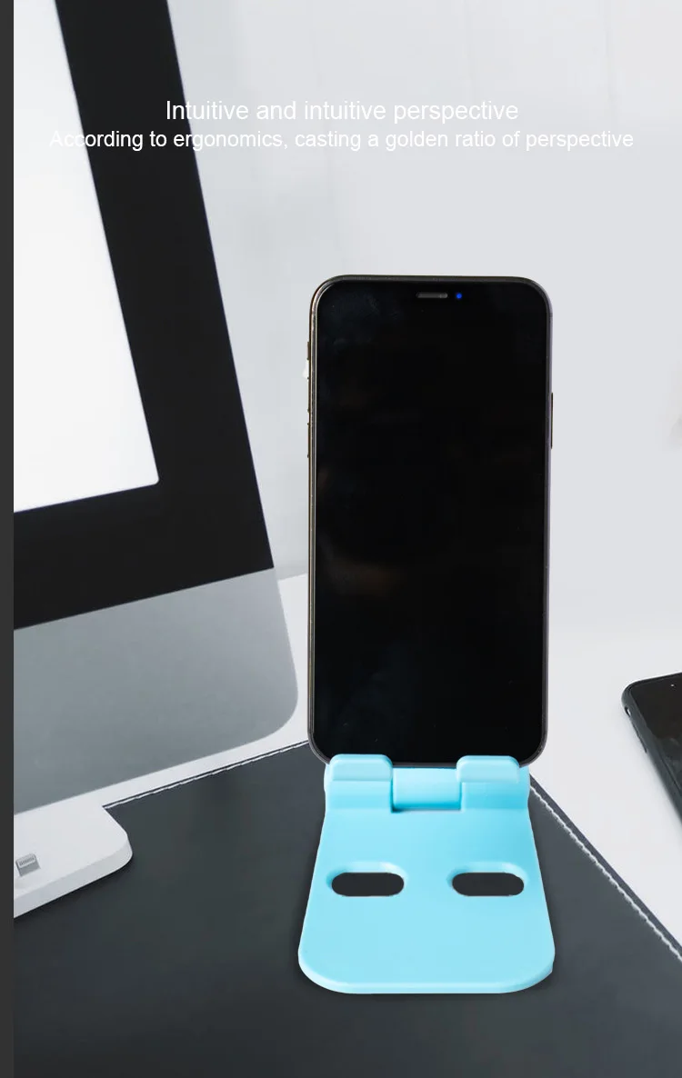 Универсальный настольный держатель для телефона iPhone huawei Xiaomi samsung Пластиковый Регулируемый стенд для телефона Настольный планшет Складная подставка Настольный