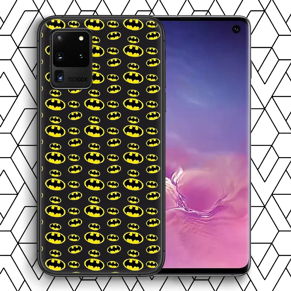 

Movie Superhero Batmans Phone Case For Samsung Galaxy Note S 8 9 10 20 E FE lite Uitra Plus black Back Fashion Coque Trend