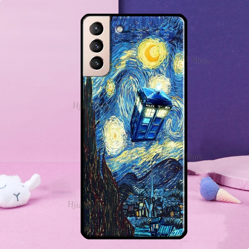 Силиконовый мягкий чехол Tardis Doctor Who для Samsung Galaxy S10 Plus S8 S9 S20 FE S21 Ultra Note 20 Coque|Бамперы|