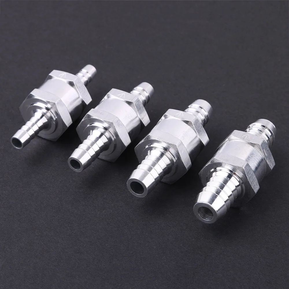 Франшиза 6/8/10/12 мм алюминиевый топливный обратный клапан односторонний