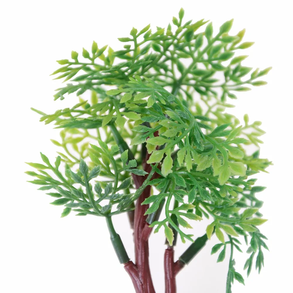 

1PCS Dollhouse Scenery Layout Landscape Model Trees 9 cm Dollhouse Miniature Scale Model Tree Dolls Accessories