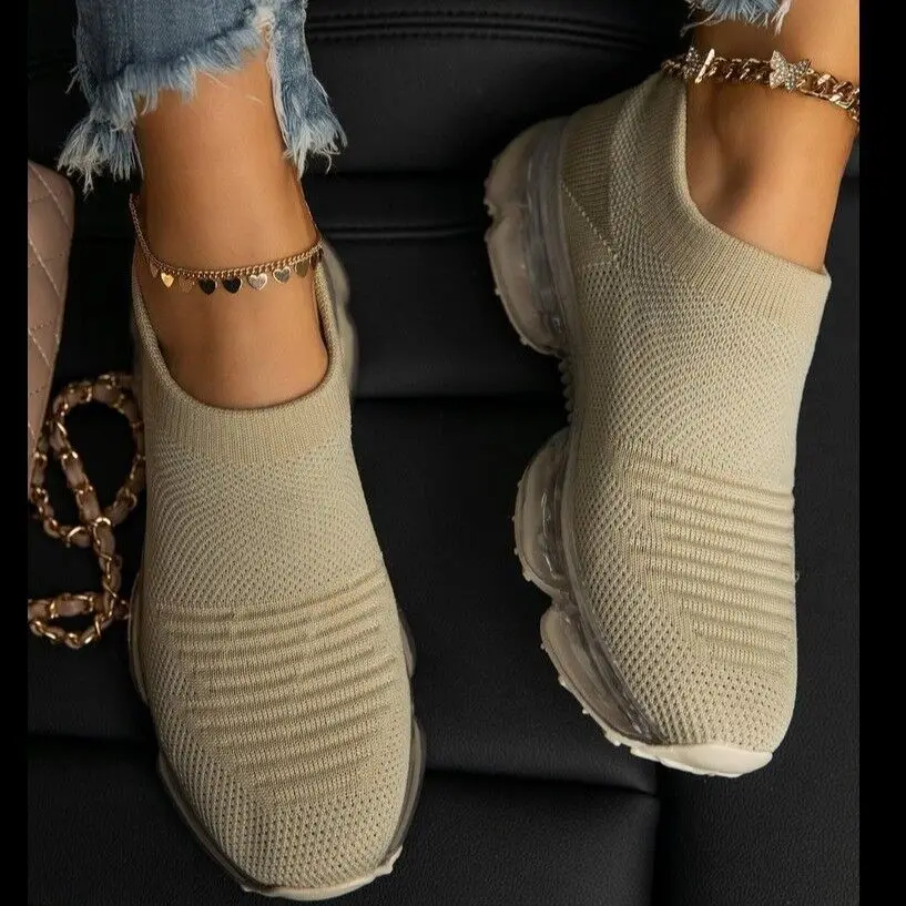 

Women's Brethable Mesh Sneaker 2021 New Lace Up Vulcanized Ladies Casual Sport Shoes Comfortable Plus Size ZapatosDe Mujer Shoes
