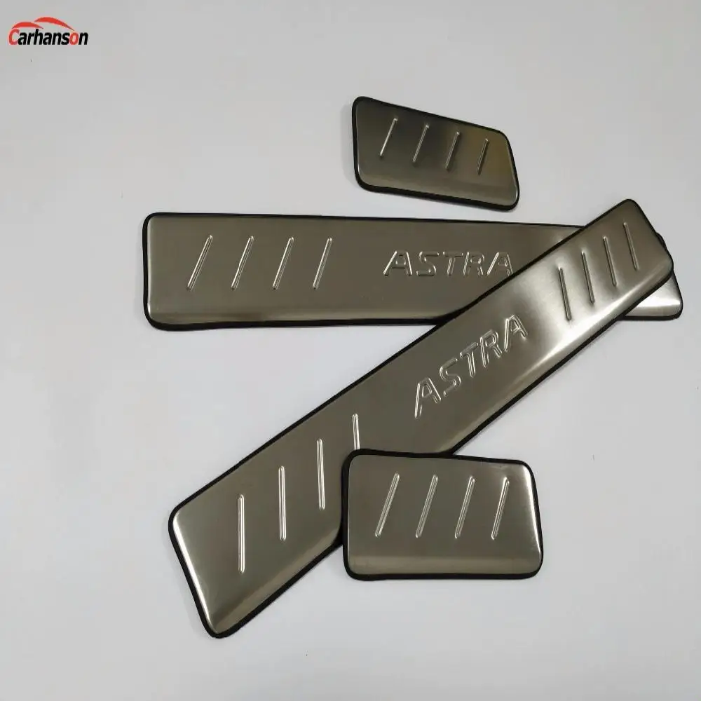 Аксессуары для стайлинга автомобилей 2010 2019 Opel Vauxhall Astra Нержавеющая Накладка на