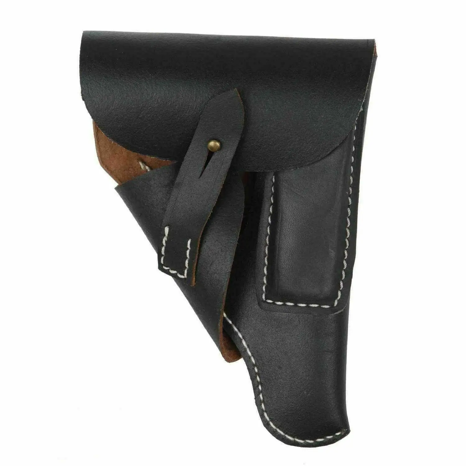 Немецкая черная кожаная кобура WALTHER PPK времен Второй мировой войны военный