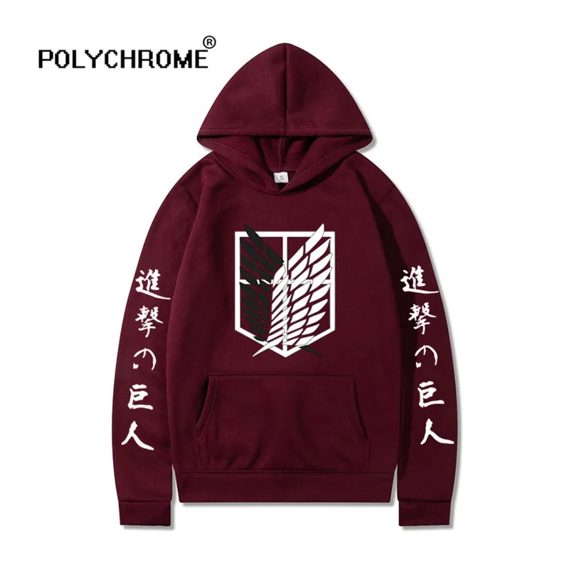 

2021 New Japanese Anime Graphic Hoodies Women Kawaii Casual Tops Demon Slayer Attack on Titan Harajuku Sweatshirt Unisex Clothes