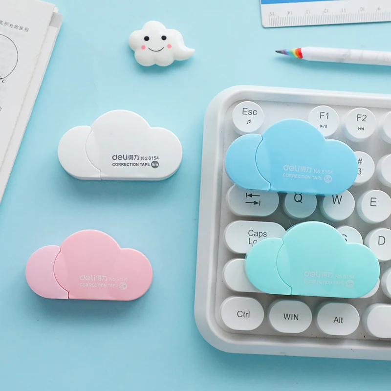 1 шт. Kawaii облако Корректирующая лента с кавайным рисунком корректор для детей