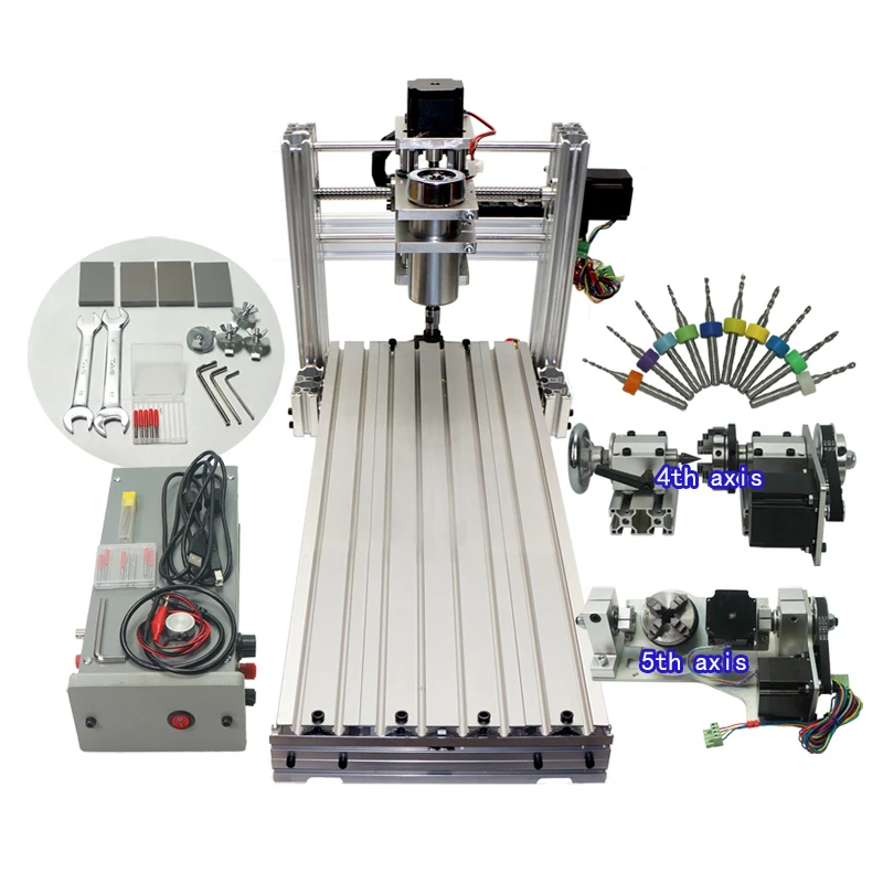 Мини CNC машина &quotсделай сам&quot 6020 фрезерный станок с ЧПУ гравер USB 400 Вт шпиндель