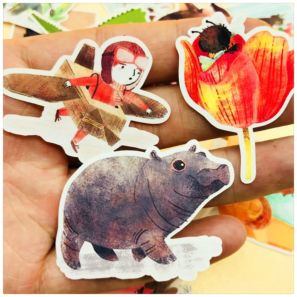 31 шт./упак. дневник мультфильм Животные панда Жираф стикер набор для скрапбукинга
