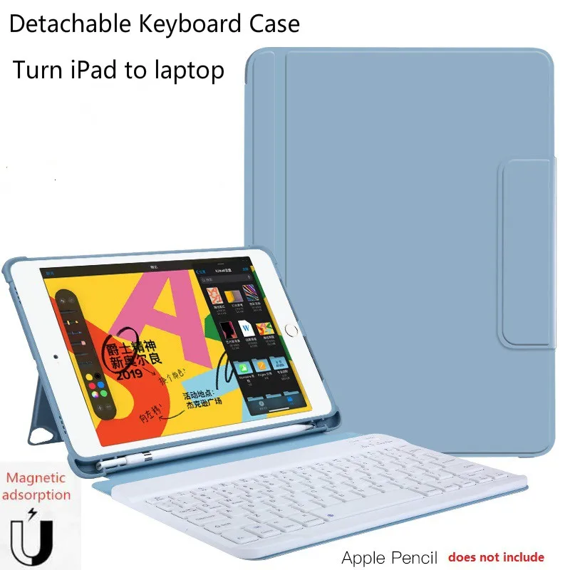Магнитный чехол подставка для iPad Air 3 10 5 2019 Беспроводная Bluetooth клавиатура Чехол Pro