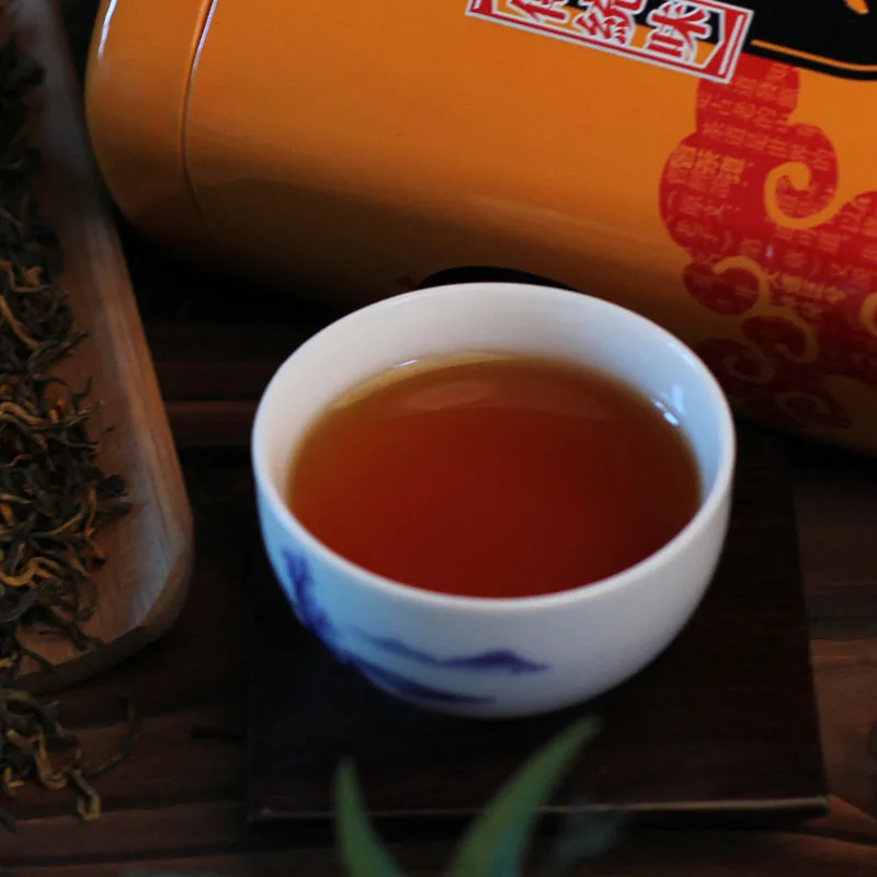 

200g Jin Jun Mei Oolong Tea 5A Chinses Fujian Wuyi Black Tea Jin jun mei Teas Golden Eyebrow Red Tea China Cha Gift Package