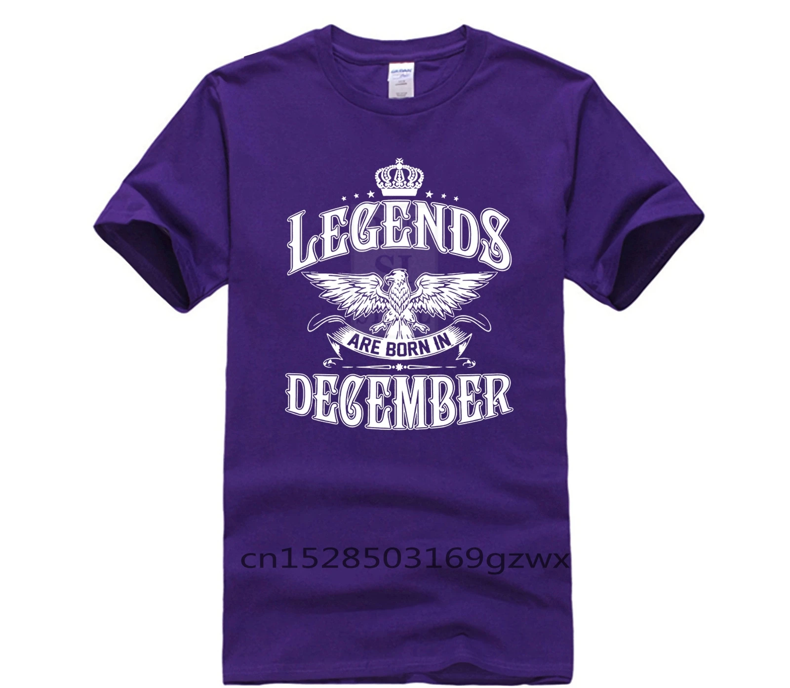 

Sports man's T shirt Legends Are Born In December Novelty O Neck Short Sleeve 100 Cotton Men's Cartoon Fun T shirt