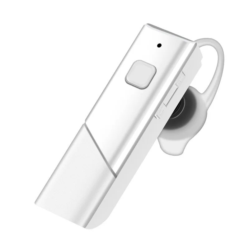 White2 Bluetooth крючок для наушников-вкладышей спортивные бизнес беспроводные наушники устойчивое шумоподавление встроенный микрофон для рук автомобиля - Цвет: White2