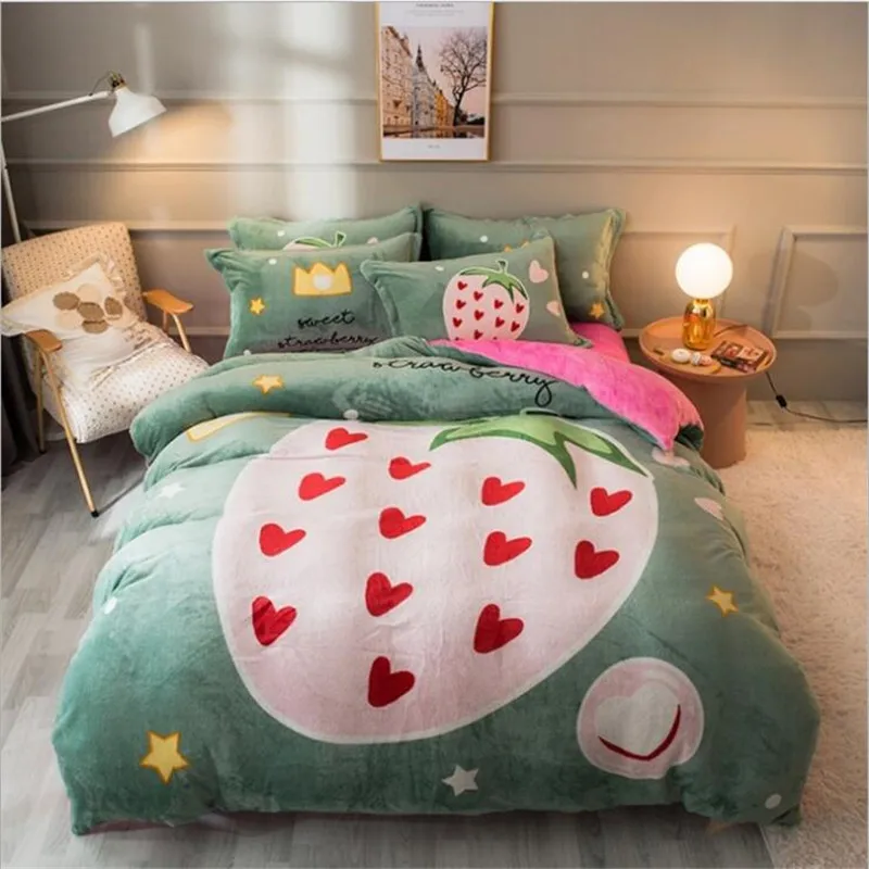 Заводская распродажа Хрустальный бархат четыре штуки Зимний толстый теплый